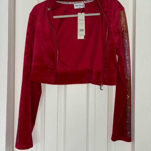 Juicy couture M coco red jacket NWT - Picture 8 of 9